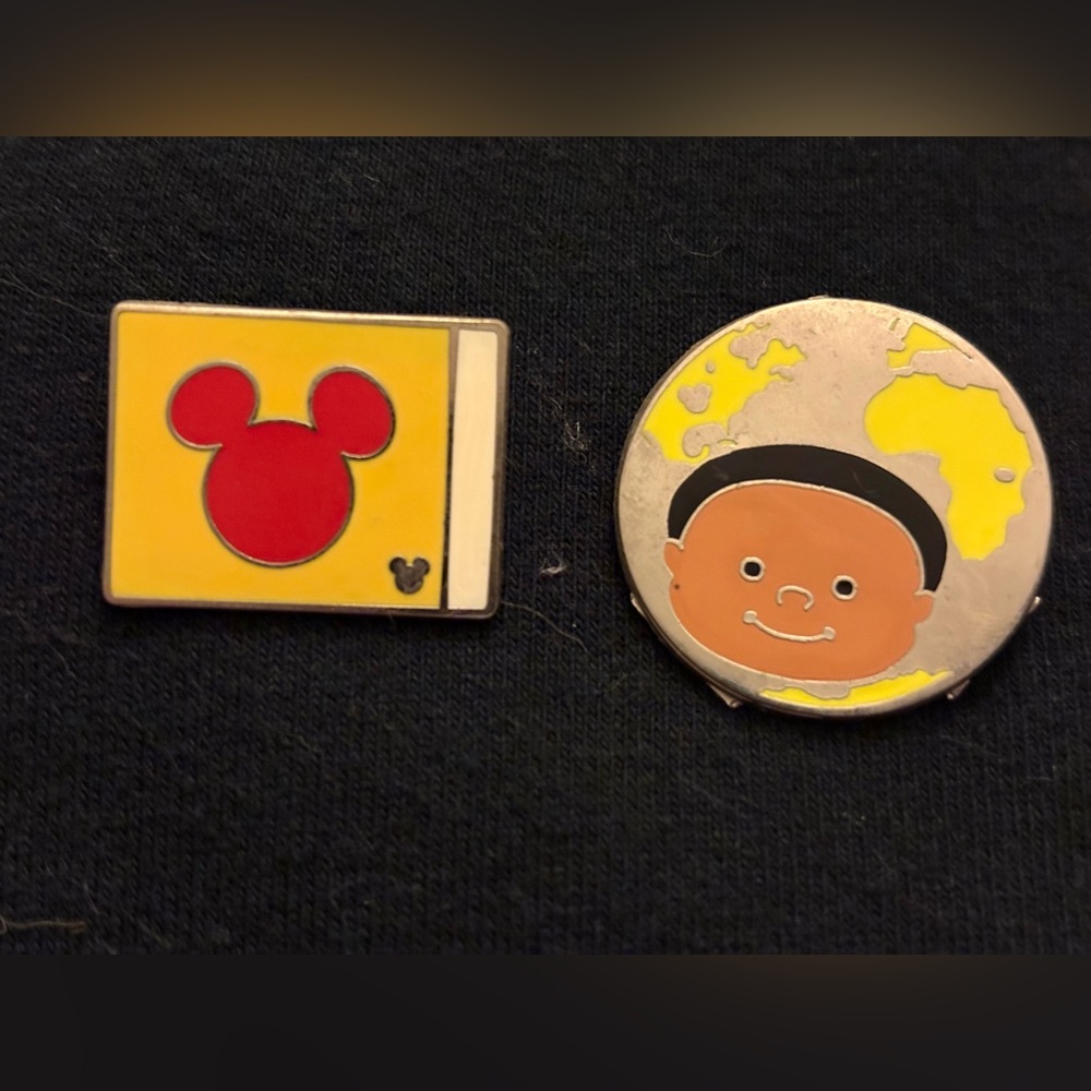 Disney Trading Pins - “It’s A Small World” and Disney’s Yacht Club Hidden Mickey